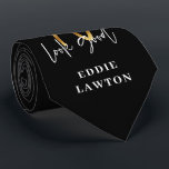 Cravate 90 ans en or<br><div class="desc">Faire 90 a l'air bon effet or cravate d'anniversaire. partie d'une collection.</div>