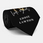 Cravate 90 ans en or (Roulé)