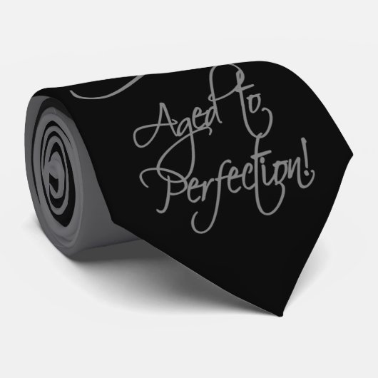 Cravate 90e anniversaire élégant (Roulé)