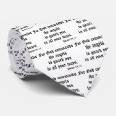 Cravate 91:11 de psaume (Roulé)