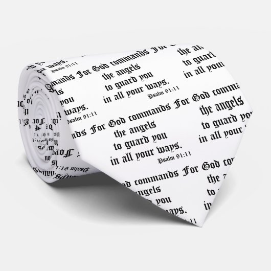Cravate 91:11 de psaume (Roulé)