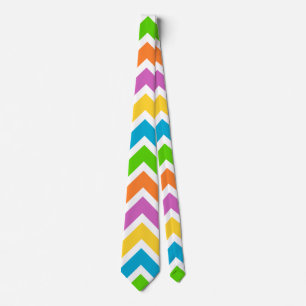 cravate à chevron de printemps