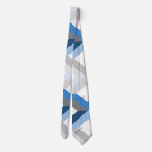 cravate à chevrons bleus (Dos)