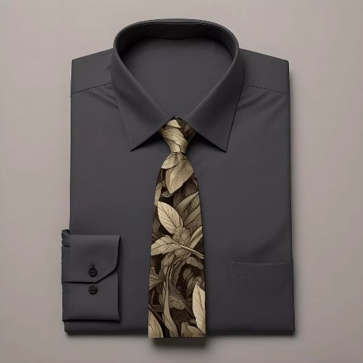 Cravate à cravate à papier gris