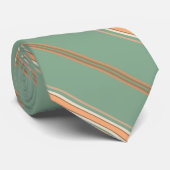 Cravate à cravate blanche et verte de mousse (Roulé)