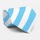 Cravate à cravate Bleu et Blanc (Roulé)