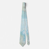 Cravate À damiers Motif inspirée de la plage (Devant)