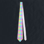 Cravate À damiers Pastel Rainbow<br><div class="desc">Ce design lumineux et coloré a un motif à carreaux / carré légèrement texturé dans un arc-en-ciel vif de couleurs pastel. C'est un motif de damier élégant, dynamique et joli, qui ressemble à un printemps. Profitez-en en l'état ou utilisez-le comme arrière - plan pour vos textes et photos.</div>