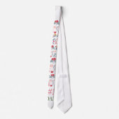 Cravate à Fête des pères florale : #1 DAD (Dos)