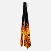 Cravate à flamme orange (Dos)