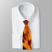 Cravate à flamme orange (Attaché)