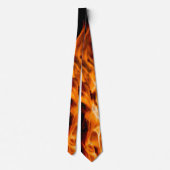 Cravate à flamme orange (Dos)