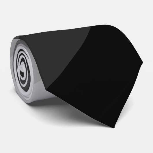 Cravate à fond gris diagonale (Roulé)