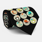 Cravate à la maison de collage du cru 1950 (Roulé)