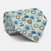 Cravate à motif Dapper Dad pour la fête des Pères (Roulé)