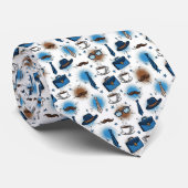 Cravate à motif Dapper Dad pour la fête des Pères (Roulé)