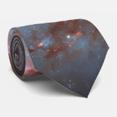Cravate à motif de galaxie spirale (Roulé)