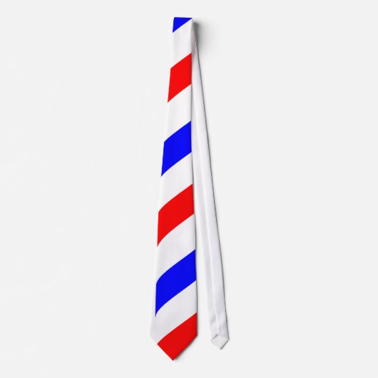 Cravate à motif de mât de barbier (Devant)