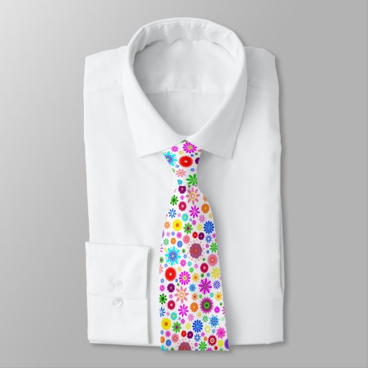 Cravate à motif fleurs MillyGlif (Attaché)