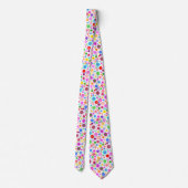 Cravate à motif fleurs MillyGlif (Dos)