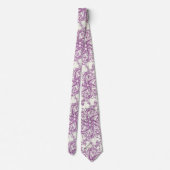 cravate à motif floral médiéval (Dos)