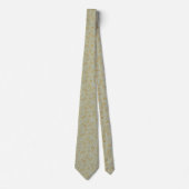 Cravate à motif gris Turquoise pour hommes (Devant)