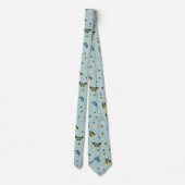 Cravate à motif papillons et abeilles (Dos)