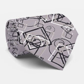 Cravate à motif rétro (Roulé)
