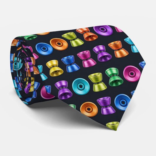 Cravate à motif Yo-Yo (Roulé)