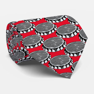 Cravate à motifs de capsules de bouteille Pop Art