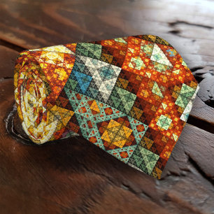 Cravate à motifs égyptienne classique