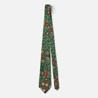 Cravate à motifs floraux spartiate