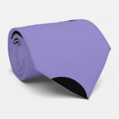 Cravate à points Polka (Lavande et Noir) (Roulé)