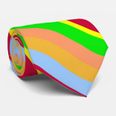 Cravate à rayures colorées (Roulé)