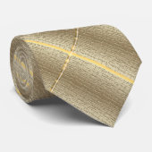 Cravate à rayures d'or (Roulé)