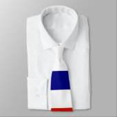 Cravate à rayures rouge blanc et bleu (Attaché)