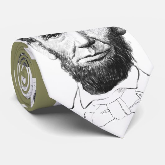 Cravate Abe Lincoln (Roulé)