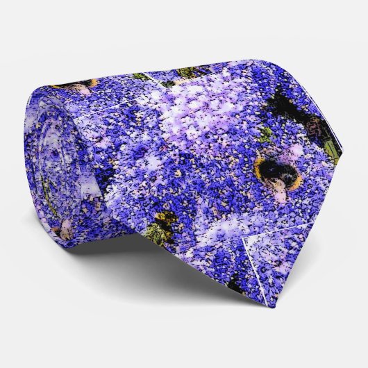 Cravate Abeille de fleur de Ceanothus (Roulé)