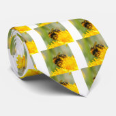 Cravate Abeille de miel et pollen (Roulé)