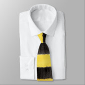 Cravate Abeille de miel Noir Jaune (Attaché)