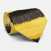 Cravate Abeille de miel Noir Jaune (Roulé)
