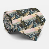 Cravate Abraham Lincoln expose l'adresse Vin de Gettysburg (Roulé)