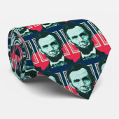 Cravate Abraham Lincoln - Retro  (Roulé)