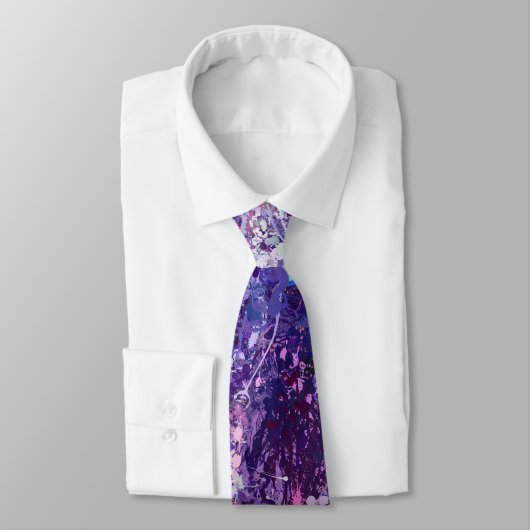 Cravate Abréviation violette (Attaché)