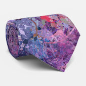 Cravate Abréviation violette (Roulé)