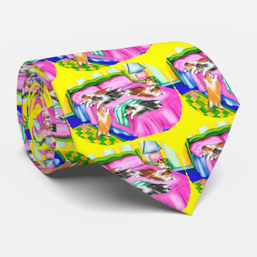 Cravate Abrite rose Confort (Roulé)