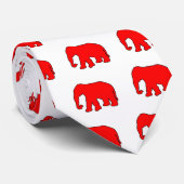 Cravate Abruti en ivoire de défenses de silhouette (Roulé)