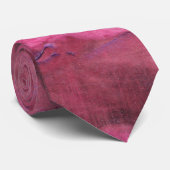 Cravate Absorber Rouge Vibrant Acrylique Abstrait (Roulé)
