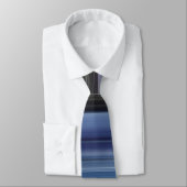 Cravate Abstract #1: Blue and grey (Attaché)