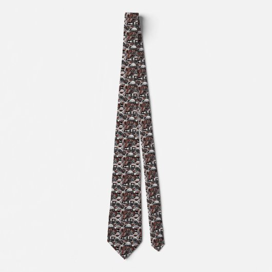 Cravate Abstract Artistic African Ethnic Pattern (Devant)